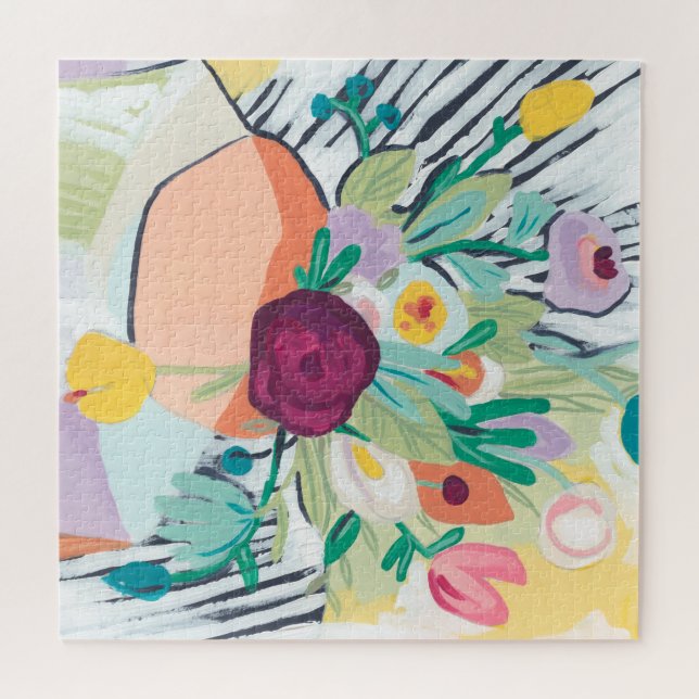 Fauvist Floral II Jigsaw Puzzle (Horizontal)