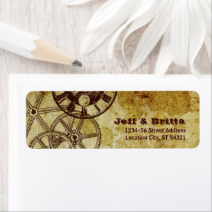 Faux Antique Gold Victorian Steampunk Wedding v2
