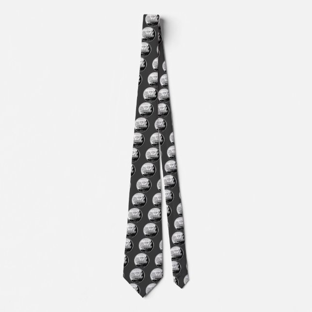 Faux Arkansas State Quarter Crater of Diamonds Tie (Front)