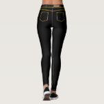 Faux Black Jeans Leggings<br><div class="desc">Black Jeans Leggings</div>