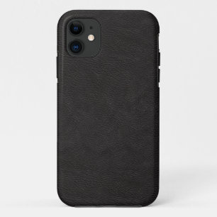 Faux Black Leather iPhone 11 Case