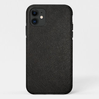 Faux Black Leather iPhone 5s Case