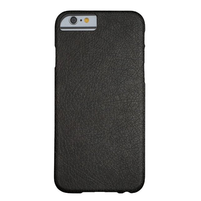Faux Black Leather iPhone 6 case (Back)