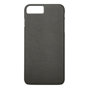 Faux Black Leather Texture iPhone 8 Plus/7 Plus Case