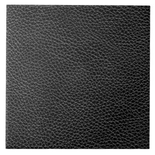 Faux Black Leather Tile