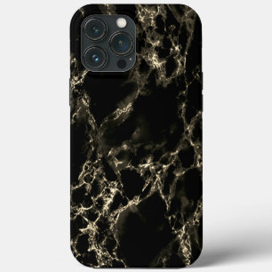 Faux Black Marble iPhone 13 Pro Max Case