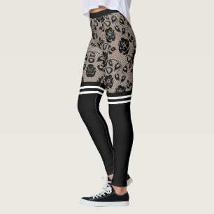 Faux Black Roses Lace Fishnet Legging Otk Socks