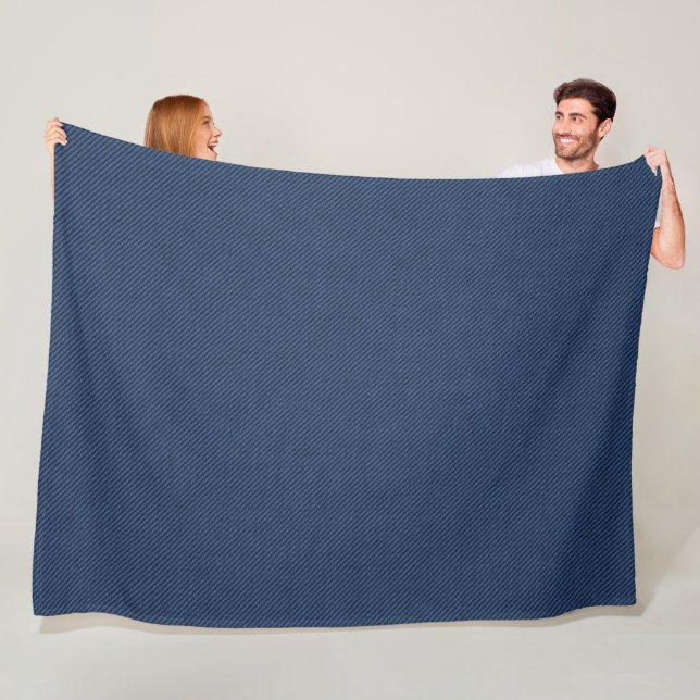 Faux Blue Jeans Fleece Blanket (In Situ)