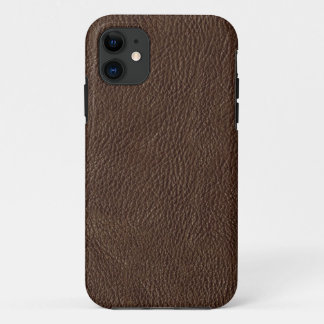 Faux Brown Leather iPhone 5s Case