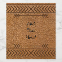 Faux Brown Leather