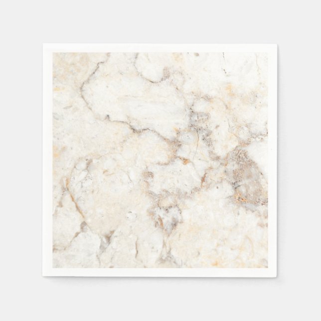Faux Brown Marble Napkin (Front)