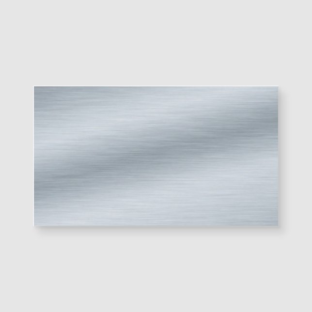 Faux Brushed Silver Background (Front)