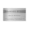 Faux Brushed Steel Business Card