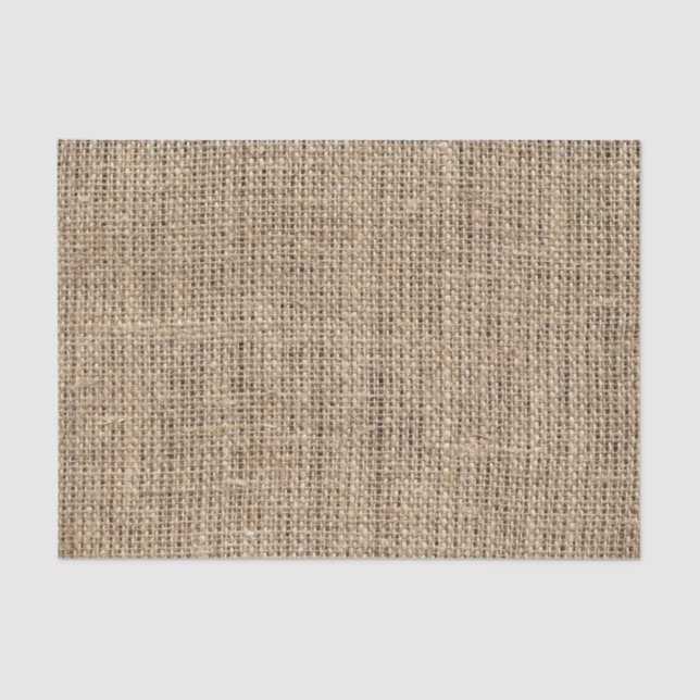 faux burlap canvas texture tissue paper (Front)