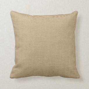 Faux Burlap Pillow