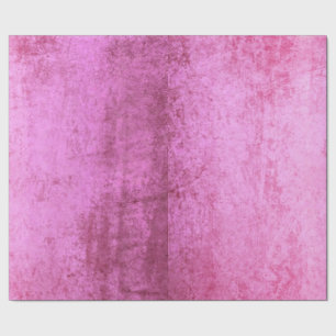 Faux Burst of Pink Velvet Wrapping Paper