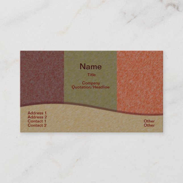 Faux Business Card (Front)