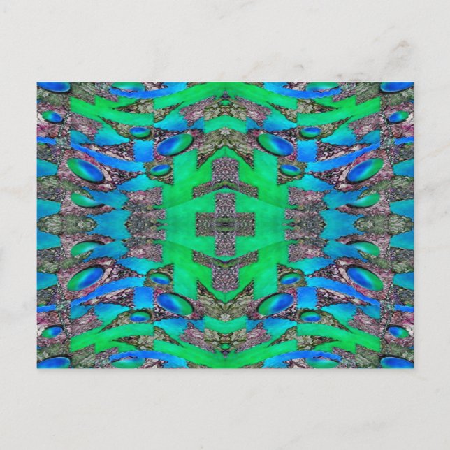 Faux Celtic Cross Postcard (Front)