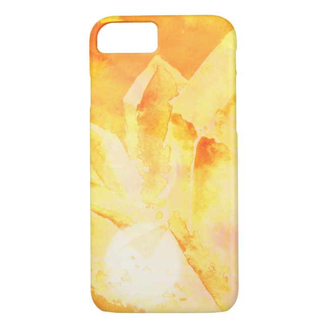 *~* Faux Citrine Crystal Healing Energy Chakra Case-Mate iPhone Case (Back)