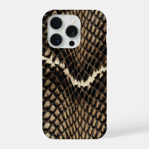 Faux Cobra Snake Skin iPhone 15 Pro Case