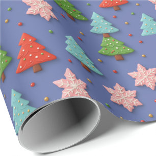 Faux Cookies in Clay Christmas Gift Wrap
