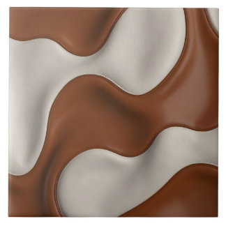 Faux Cow Leather Popular Luxury Elegant Collection Tile