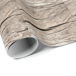 Faux Cracked Tree Bark Wrapping Paper