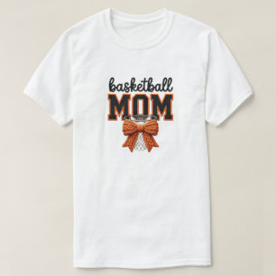 Faux Crochet Basketball Mom Shirt, faux Yarn Game T-Shirt