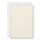 Faux Deckle Edge Paper Wedding Invitation Template