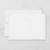Faux Deckle Edged Enclosure Card Template