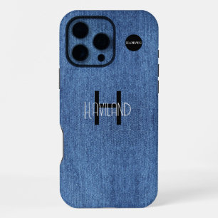 Faux Denim Design Cell Phone Case HAMbWG