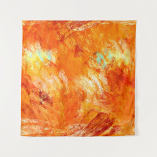 Faux digital brushstroke seamless texture. Colorfu Tapestry