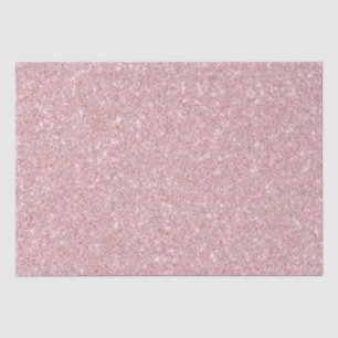 Faux Dusty Rose Glitter   Tissue Paper