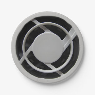 Faux Electronics Cooling Fan Paper Plate