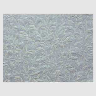 Faux Embossed Leafy Decoupage Tissue Paper