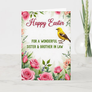 Faux Floral Springtime Card