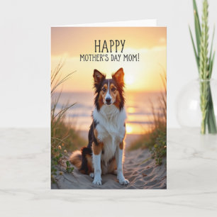 Faux Foil Dog Mothers Day Card