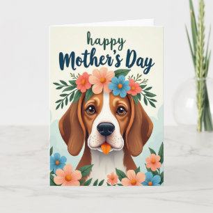 Faux Foil Dog Portrait Card