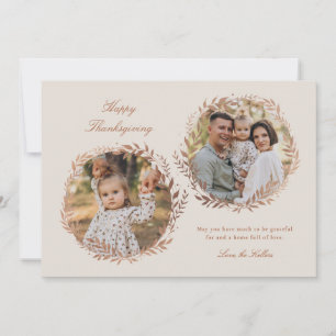 Faux Foil Harvest Wreath Thanksgiving 2-Photo