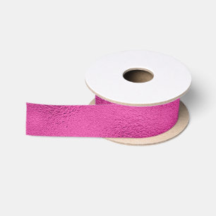 Faux Foil Raspberry 1.5"  - All Options Satin Ribbon