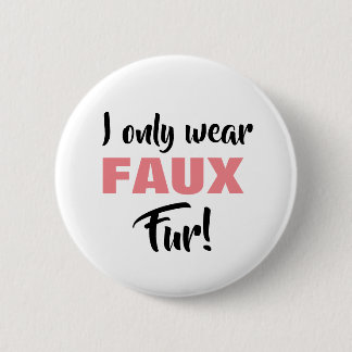 Faux Fur button