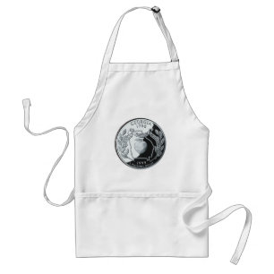 Faux Georgia State Quarter Standard Apron