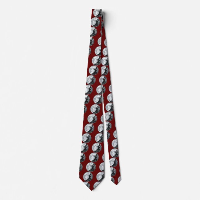 Faux Georgia State Quarter Tie (Front)