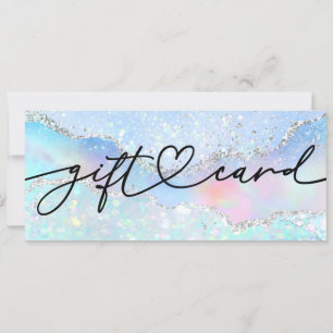 faux glitter background gift certificate