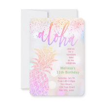 faux glitter pineapple birthday