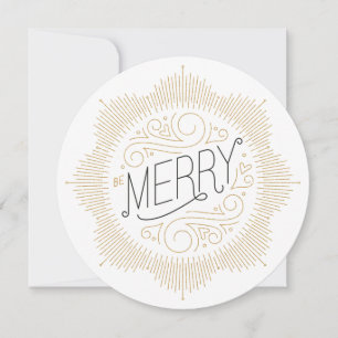 Faux Glitter Snowflake Holiday Greeting Card