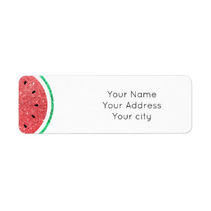 faux glitter watermelon