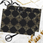 Faux Gold and Black Decorative Pattern