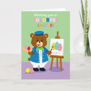 Faux Gold Easter Art Card