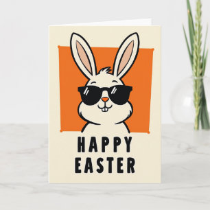Faux Gold Easter Rabbit Card
